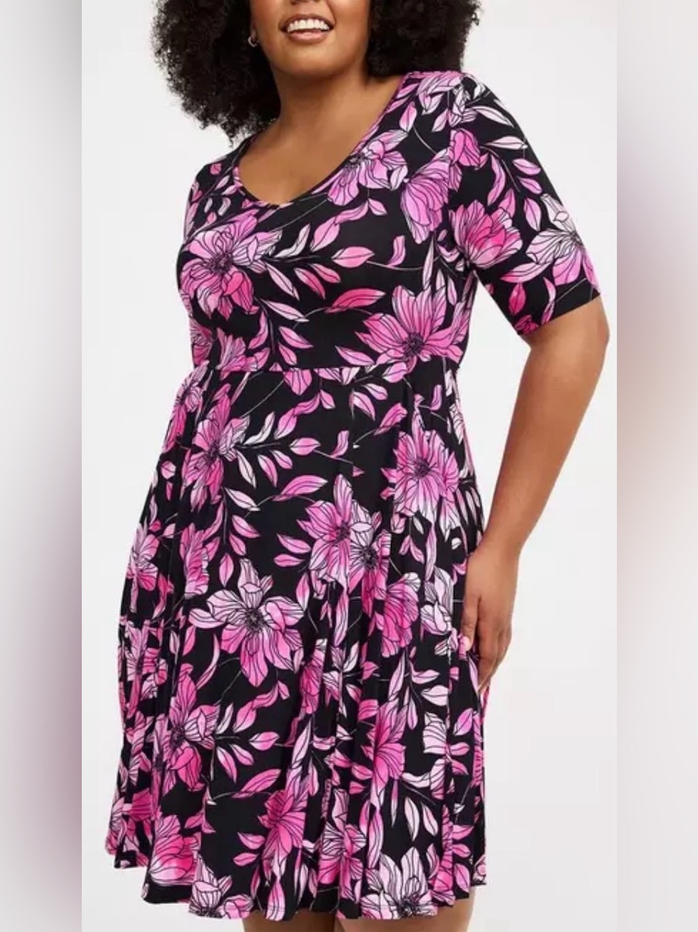 Torrid 4(4X) super soft skater mini dress
